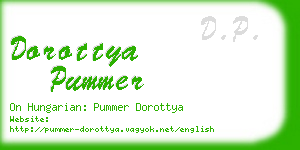 dorottya pummer business card